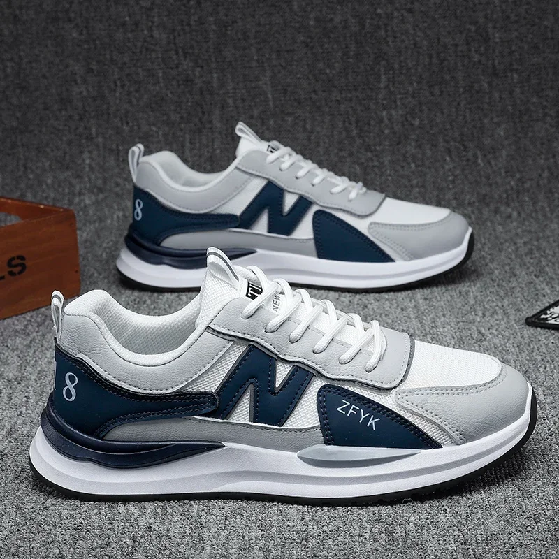 

Men's Casual Running Shoes Luxury Footwear Spring Autumn New Style Synthetic Inner Material Microfiber Shoe Upper Shoes for Men
