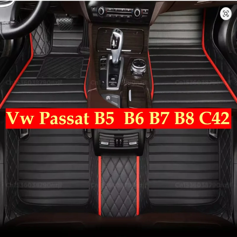 Custom Car Floor Mats for Volkswagen Vw Passat B5 2003-2007 B6 B7 B8 Passat C42 2019-2023-2026 Accessories Carpet Leather Foot