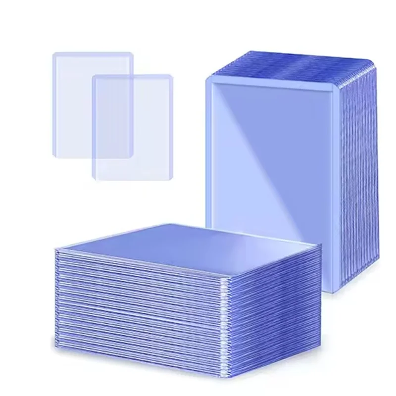 10Pcs Hard Plastic Card Sleeves Sports Card Holder Top Loading Clear Protector For Trading Card Protection Card Sleeves Holder
