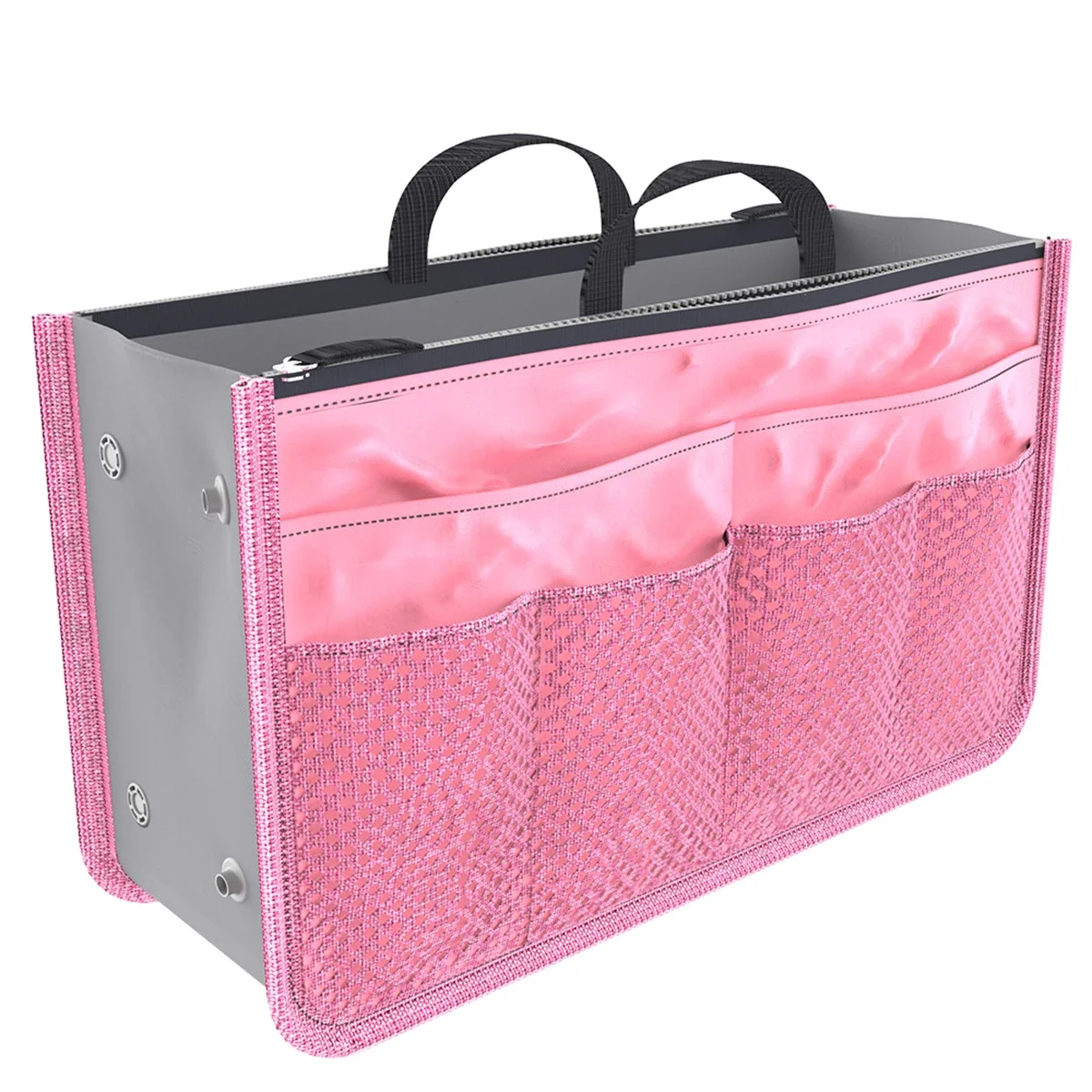 Large Capacity Portable Women's Cosmetic Organizer Nylon Multifunctional Makeup Toiletries Storage