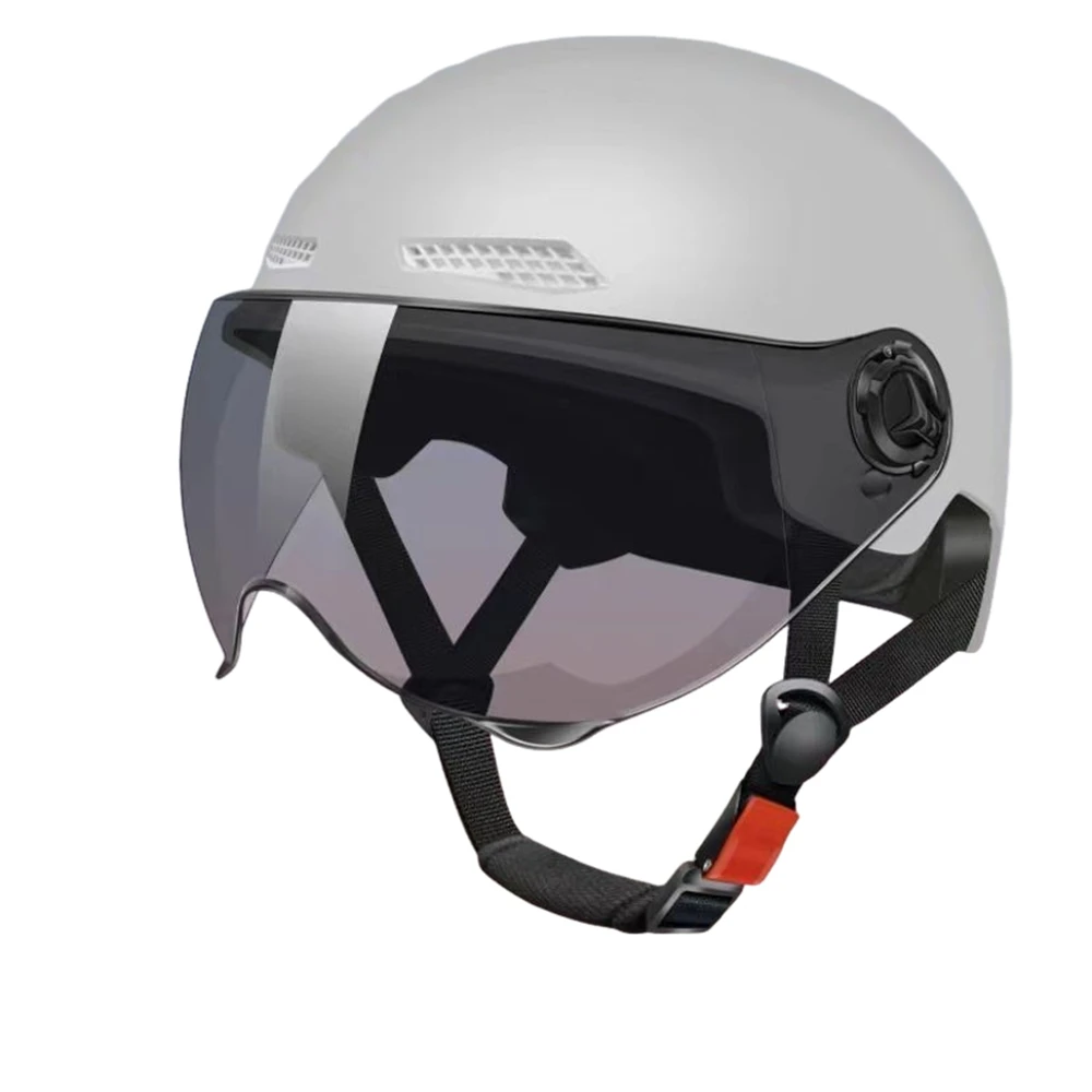 

Велосипедный защитный шлем, сертифицированный, для мужчин и женщин, для взрослых, для электровелосипедов и мотоциклов, полушлем с очками