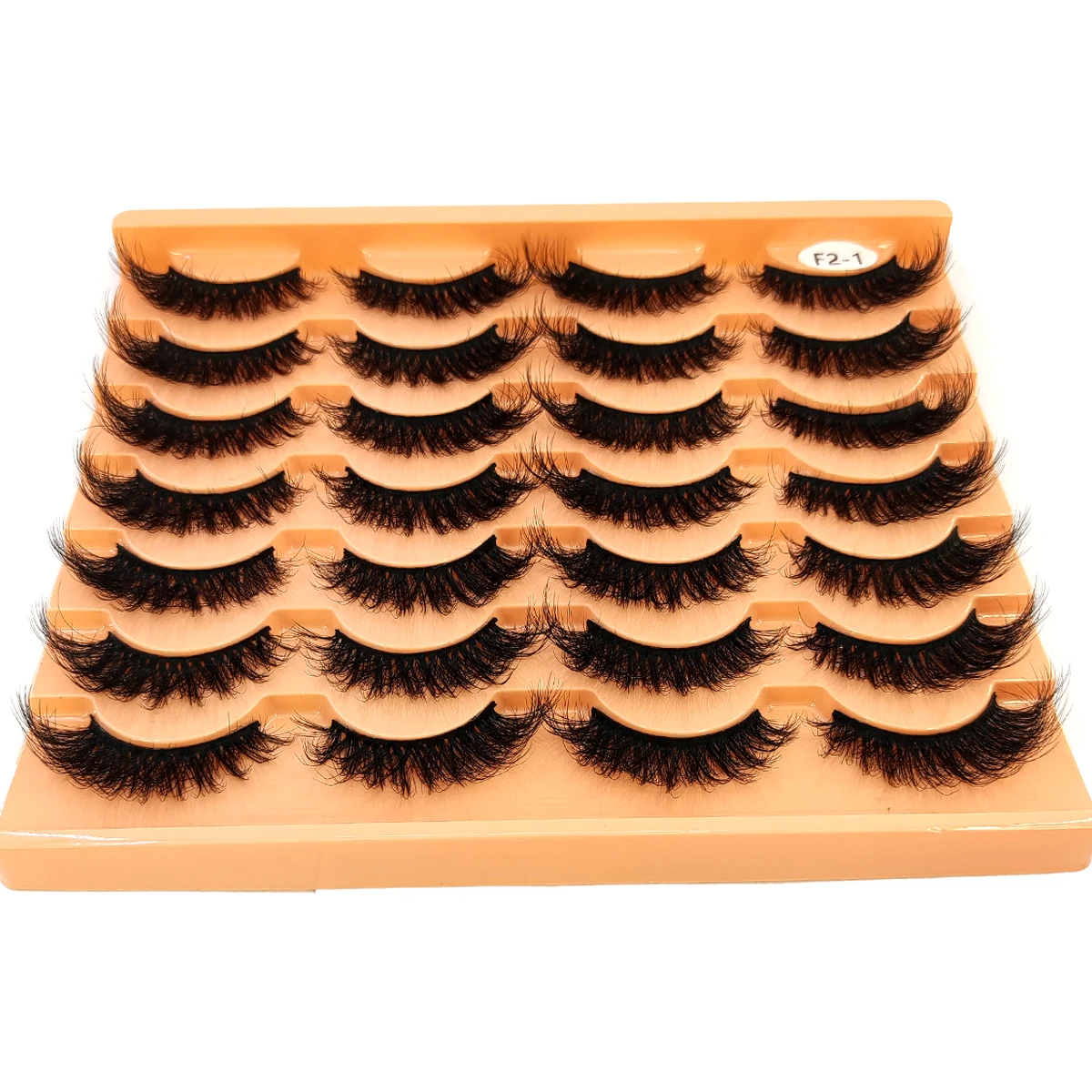 HBZGTLAD 14 Double Natural Appearance False Eyelash Thick and Fluffy Artificial Mink Eyelash Like Black Extended Cat Eyelash