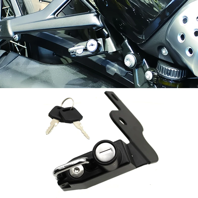 For BMW R12NINET R12 NINET r12 nineT 2024 2025-Motorcycle Helmet Lock Anti-theft Security Aluminum Alloy Mount Hook