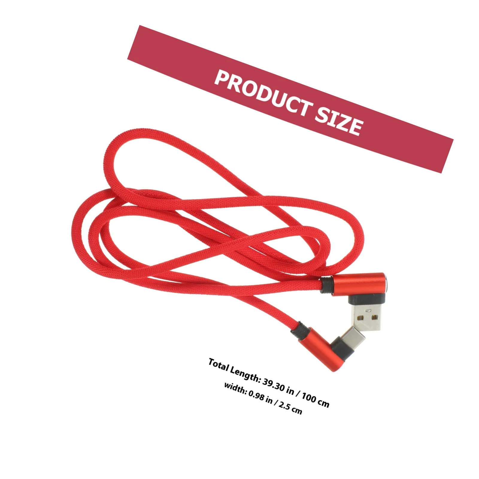 1m ângulo reto tipo-c carregamento trançado náilon 90 graus cabo usb c para sincronização de carga rápida transferência de dados cabo de carregamento para o telefone