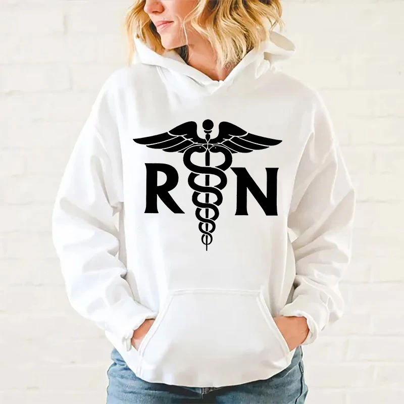 

New Rn Registered Nurse Printed Hoodies Men/Women Sweatshirts Casual Hoodie Personality Pullover Tops