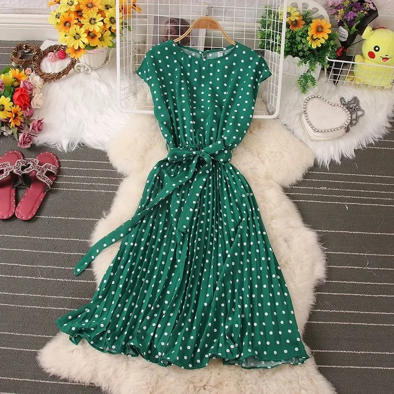 

Ficusrong Chic Summer Dot Print Women's Dr High Waist Knee Length Bamboo Fiber ort Pants Low Waist Ladies Faion