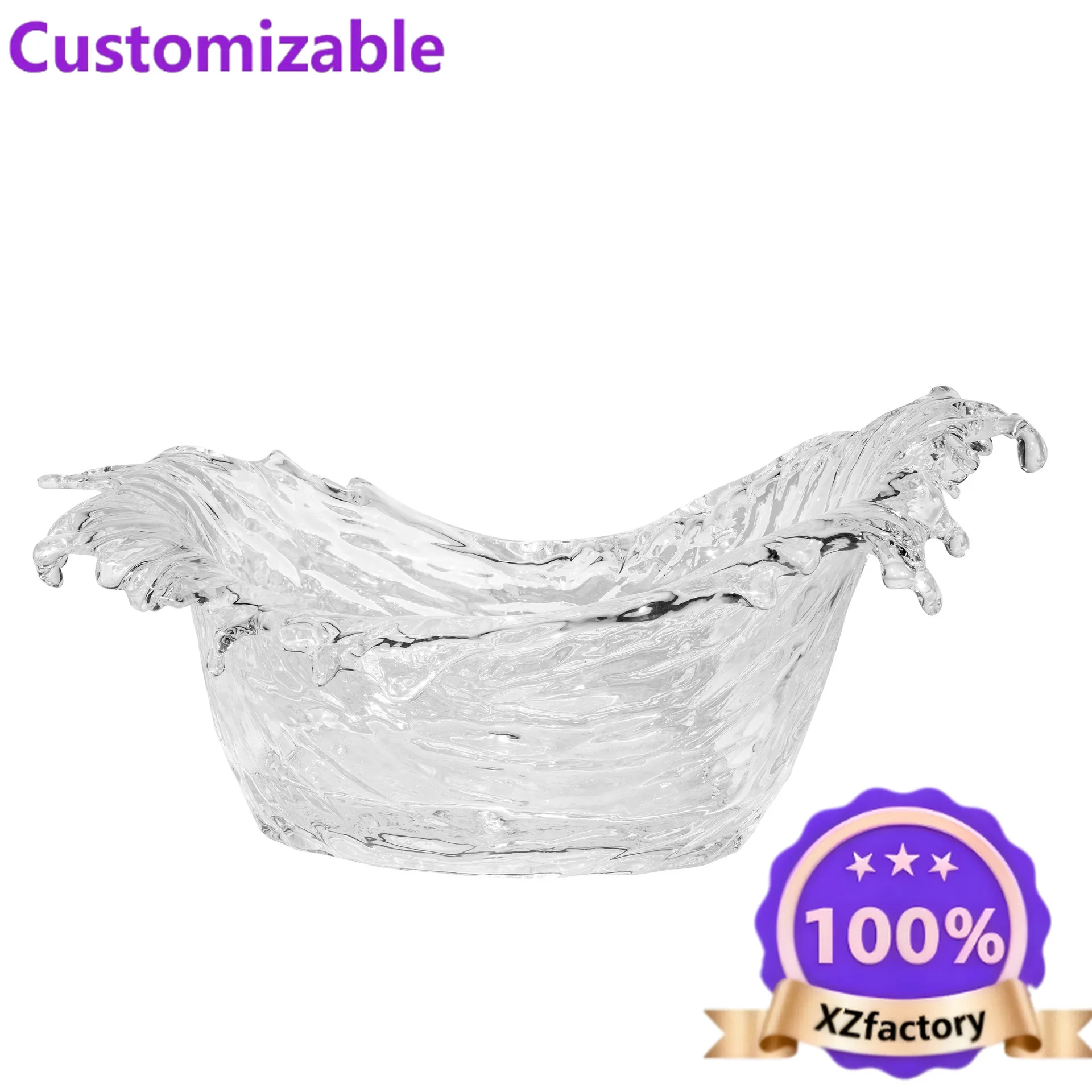Factory Direct 2026 Ice crystal bathtub Baichuan Chaohai bathtub Light luxury French high-end villa private bathroom exclusive a