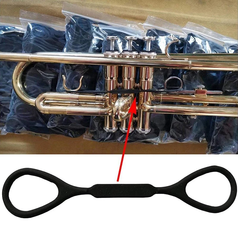 5Pcs Musical Instruments Trompete Slide Stopper Silikon Stopper Ring Trompete Zubehör Ersatz F