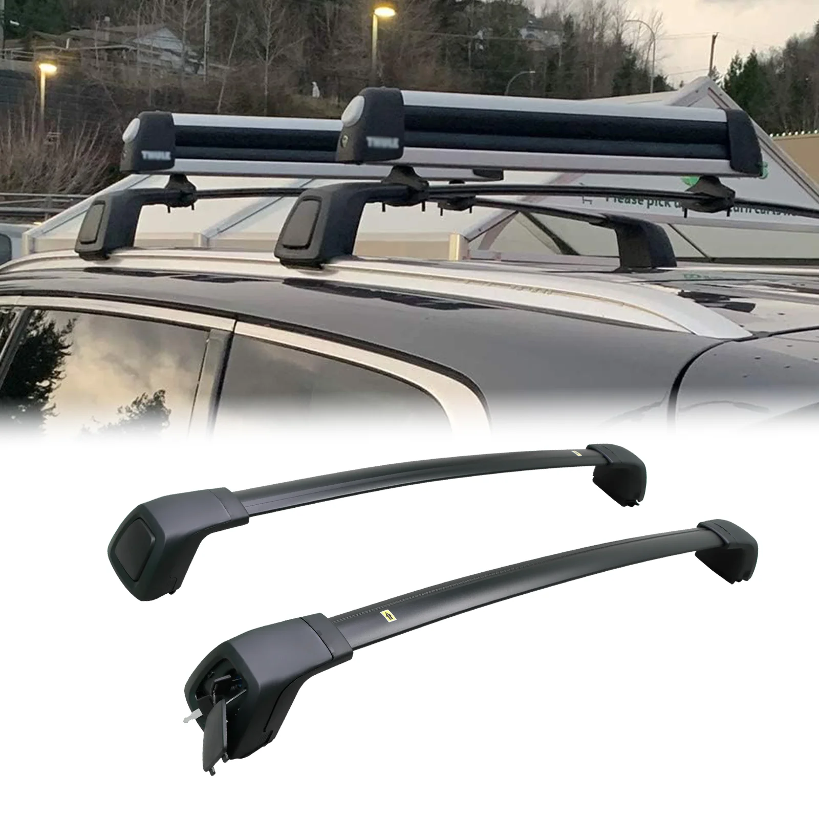 

Crossbars for BMW X3 G01 2018-2024 Roof Rack Cross Bars Cargo Carrier Anti-theft