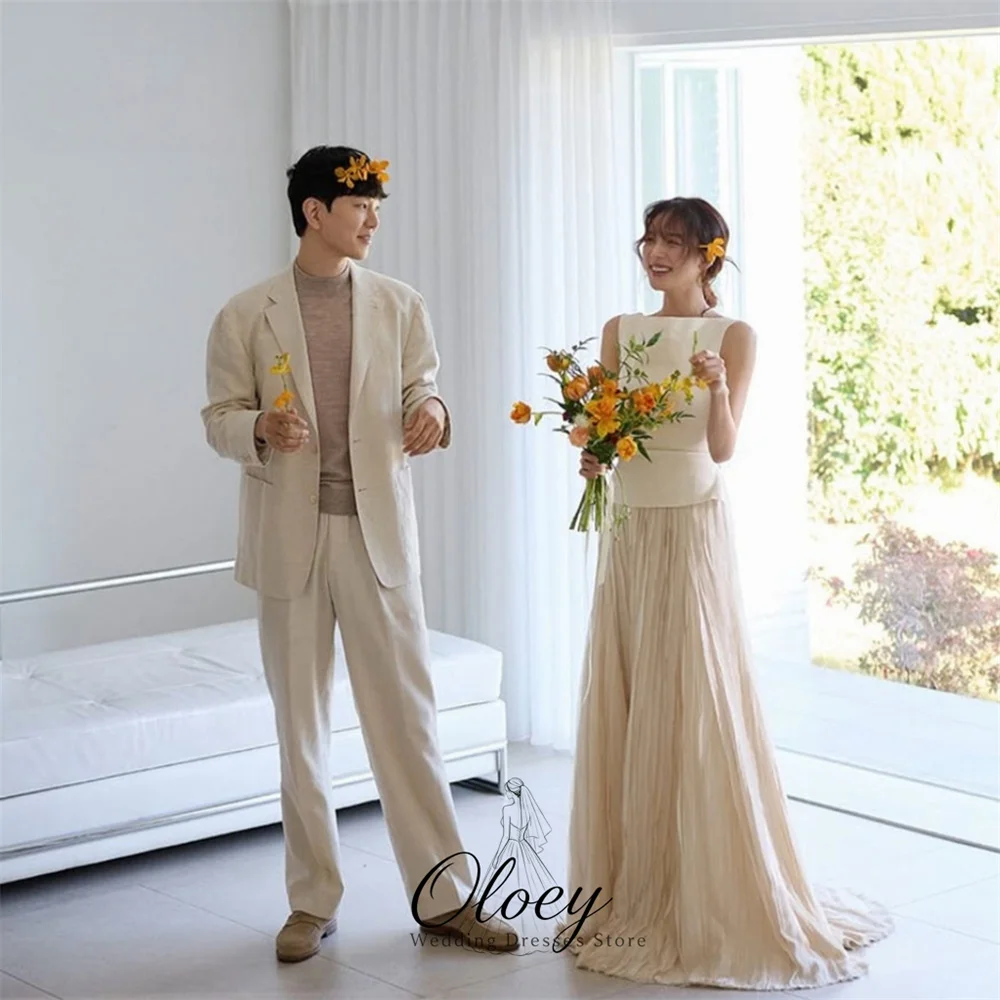 robe-de-mariage-coreenne-sans-manches-style-champagne-simple-plissee-en-mousseline-coupe-trapeze-pour-seance-photo-reception-et-soiree-personnalisable
