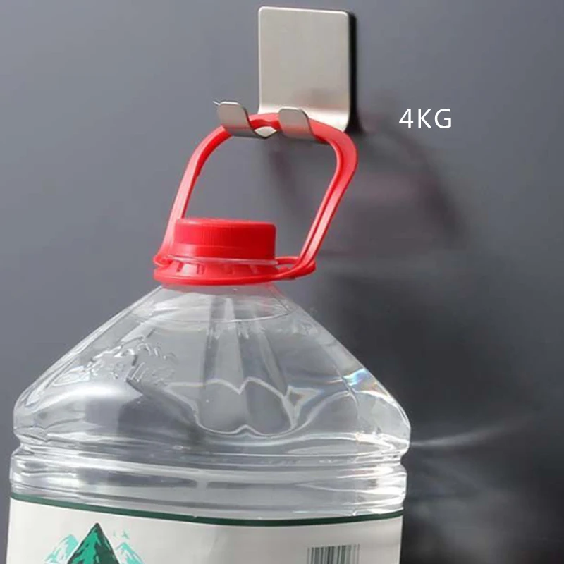 Wall Mounted Razor Storage Rack Stainless Steel Non Perforated Organizer Holder For Shaver Razor Bathroom Storage Supplies