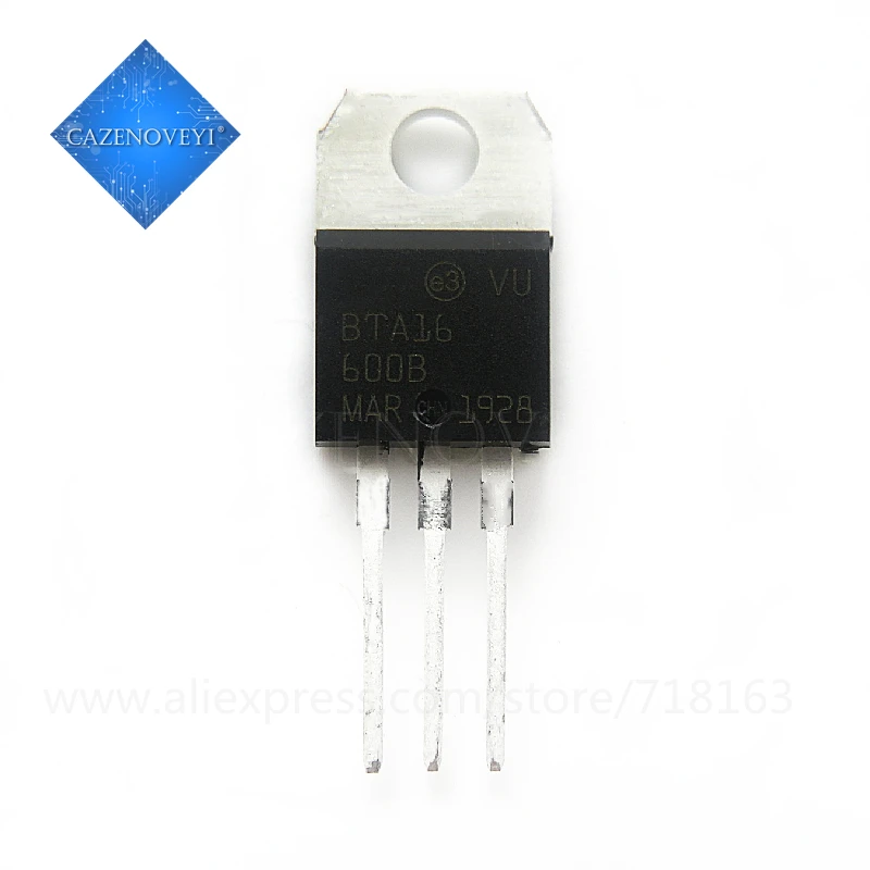 10pcs/lot BTA16-600B BTA16-600 BTA16 600V 16A  In Stock