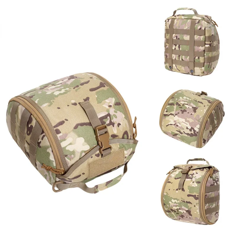 Outdoor  Helmet Bag Men's Motorcycle Helmet Storage Bag Medical First Aid Bag Camouflage Storage Ballistic Helmet Bag