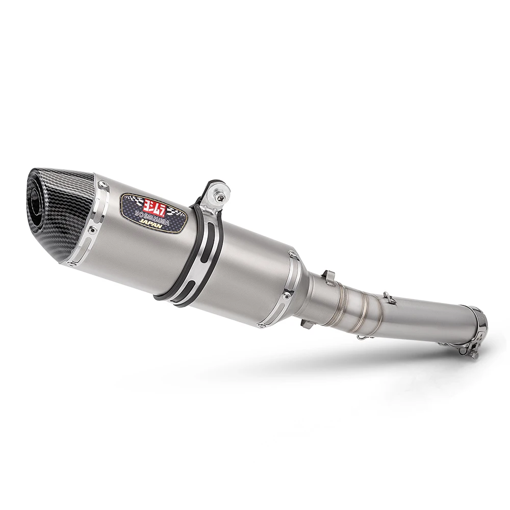 

For FZS 600 Fazer 1998-2003 For CB1300 2003-2013 Slip on Motorcycle Exhaust Muffler Escape Moto Mid Link Pipe 51mm R27 Muffler