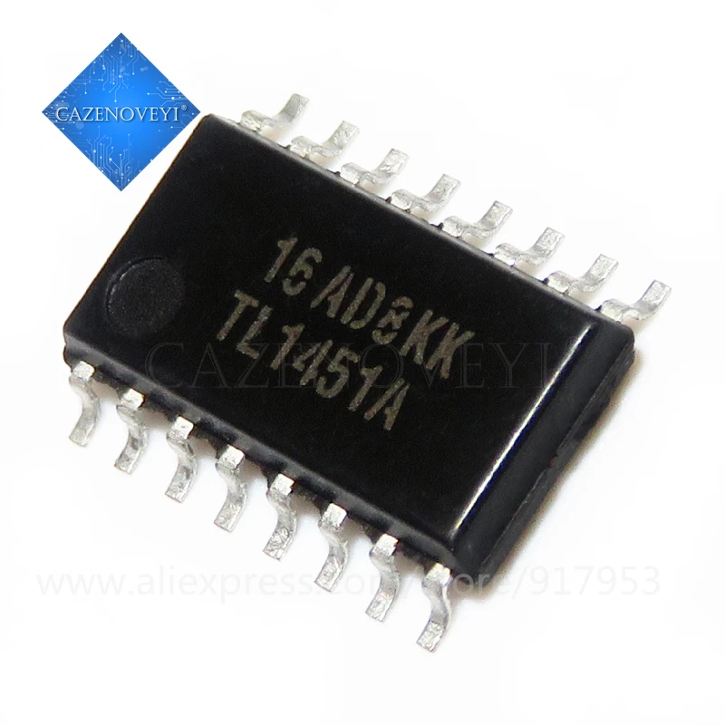 10pcs/lot TL1451A TL1451AC TL1451 SOP16 double  width modulation control circuit new original 5.2MM 3.9MM In Stock