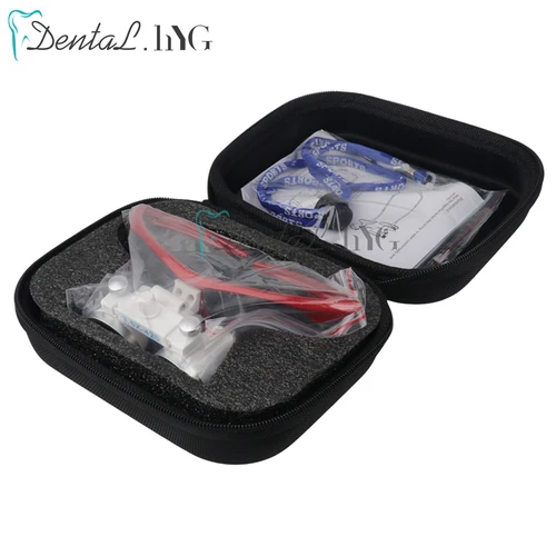 Imagen 2 del producto Lupa Dental Binocular con aumento de 3,5x/2,5x, lupa quirúrgica para cirugía, lupas de operación médica sin batería