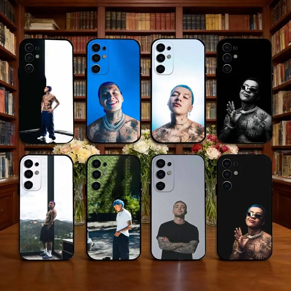 Rapper B-Blessd Phone Case For Samsung S25,S24,S21,S22,S23,S30,Ultra,S20,Plus,Fe,Lite,Note,10,Black Cover