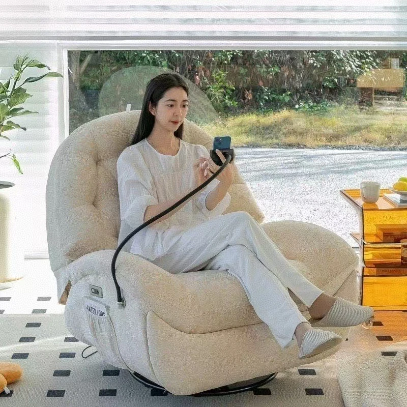 First-class space sofa cabin lazy leisure rocking chair single multi-function electric home living room bedroom rotating recline