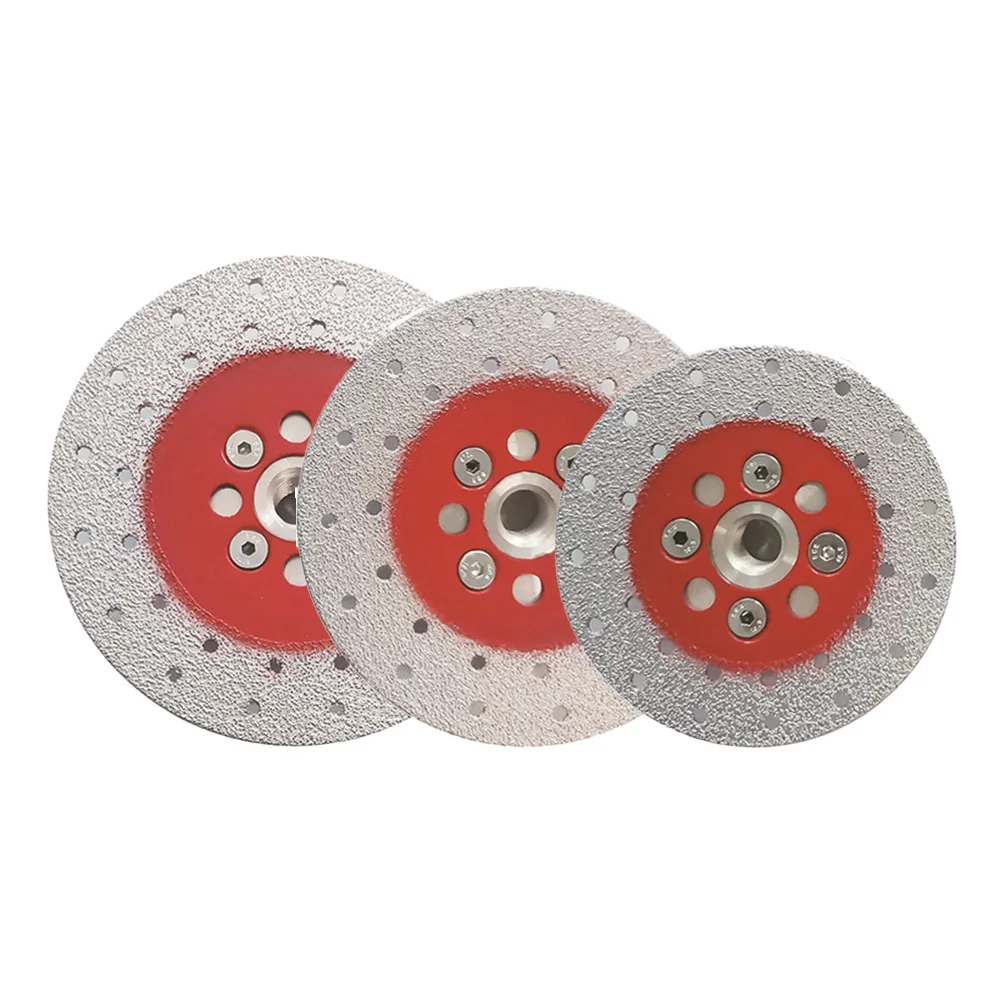 

M14 Double Sided Grinding Disc 100/115/125mm Brazed Diamond Coated Grinding Disc Cutting Wheel 40/50 Diamond Grit