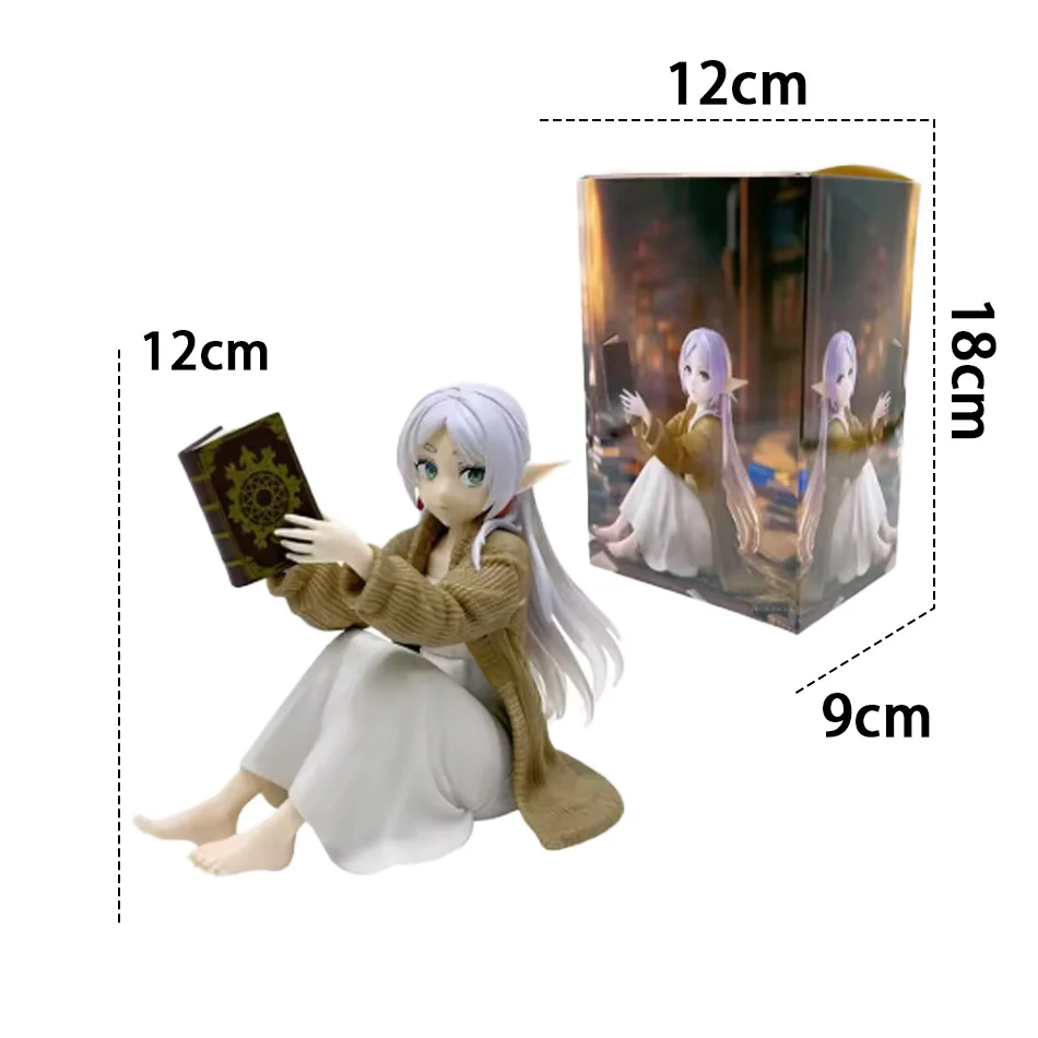 12CM Frieren Anime-Figur - Niedliche Nachtwäsche-Actionfigur Modellpuppe Spielzeug für Desktop-Sammlung aus dem Beyond Journey's End – Detail 7
