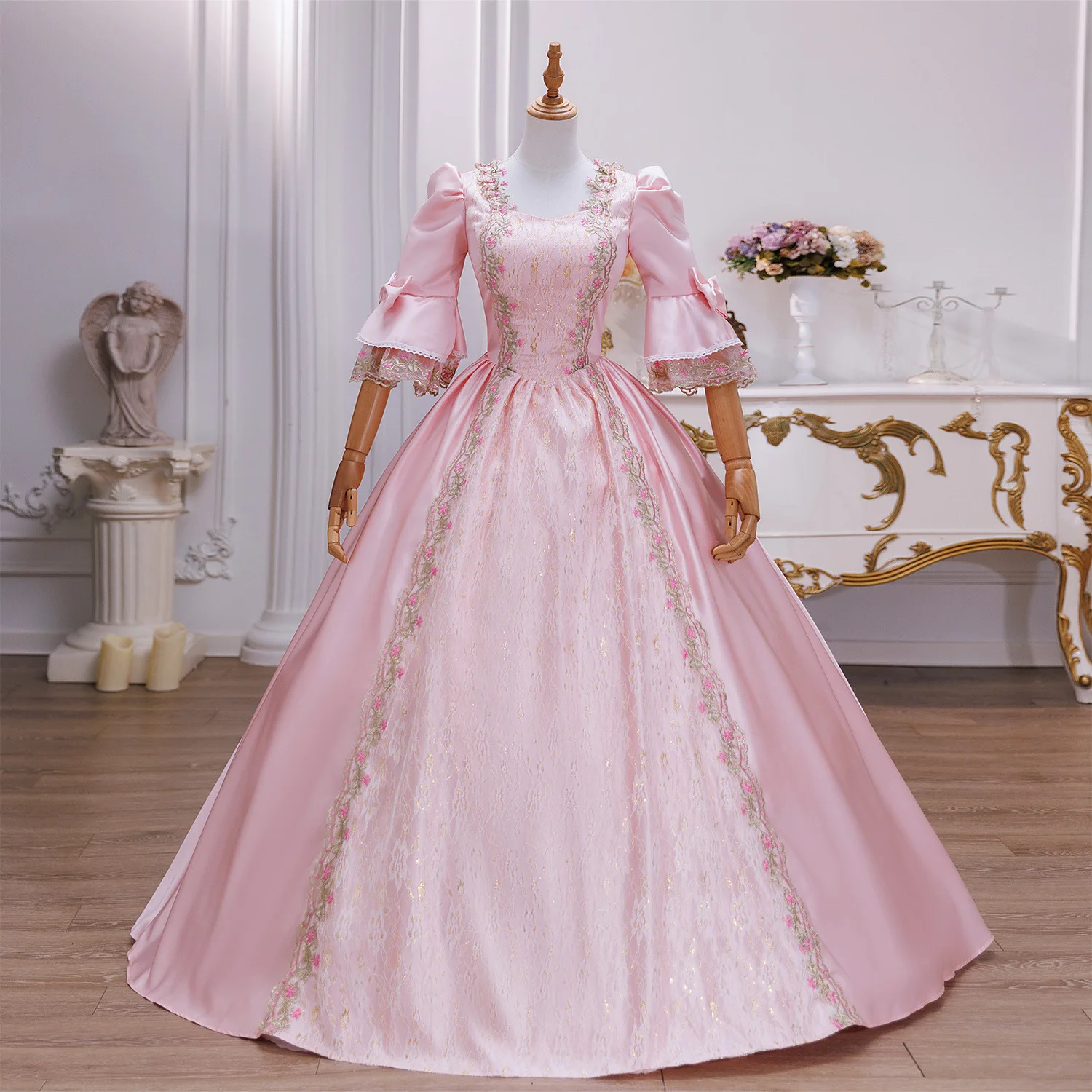 French Court Simple Princess Dress Performance Drama Catwalk Drama Performance Birthday Tea Party Music Role Play Tabletop Game