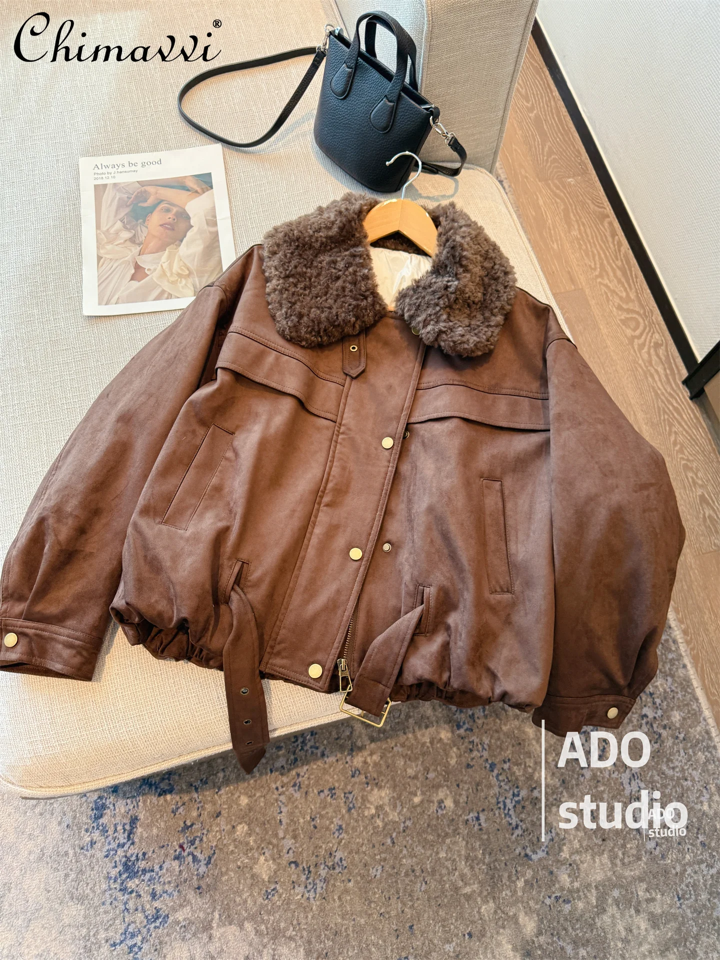 

High-end Down Jacket Coat Casual Women's Short Jacket 2025 Winter Clothes New Long Sleeve Loose Fashion Streetwear Warm Coat