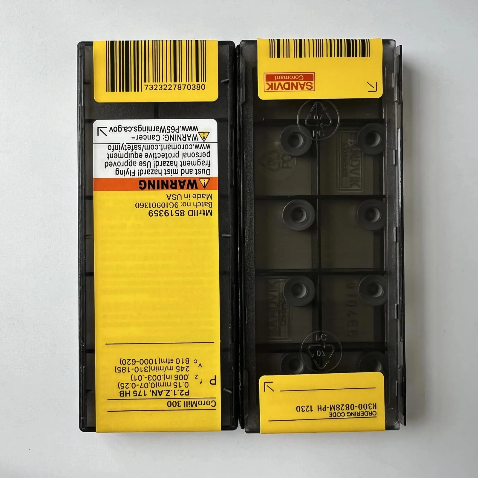 

Original SANDVIK / R300-0828M-PH 1230 / Hard alloy CNC Blade 10 Pcs