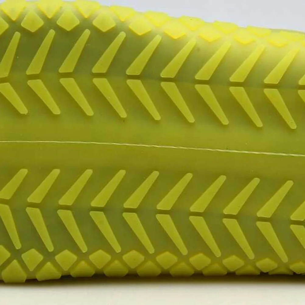 

1Pair Yellow Waterproof Shoe Covers Outdoor Rain Shoe Protector Slip Resistant Dustproof Elastic Drawstring Size L