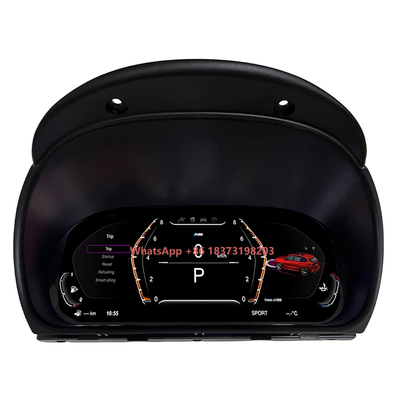 

New Upgrade 12.3 Inch Car Dashboard Speedometer Display Instrument Digital LCD Cluster for E90 E91 E92 E93 2005-2012