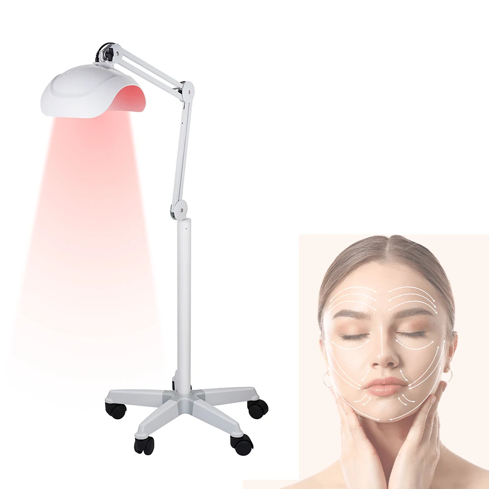 Led Face  4 Color LED Therapy Facial Skin Care Facial Steamer Skin Rejuvenation Care beauty salon equipment