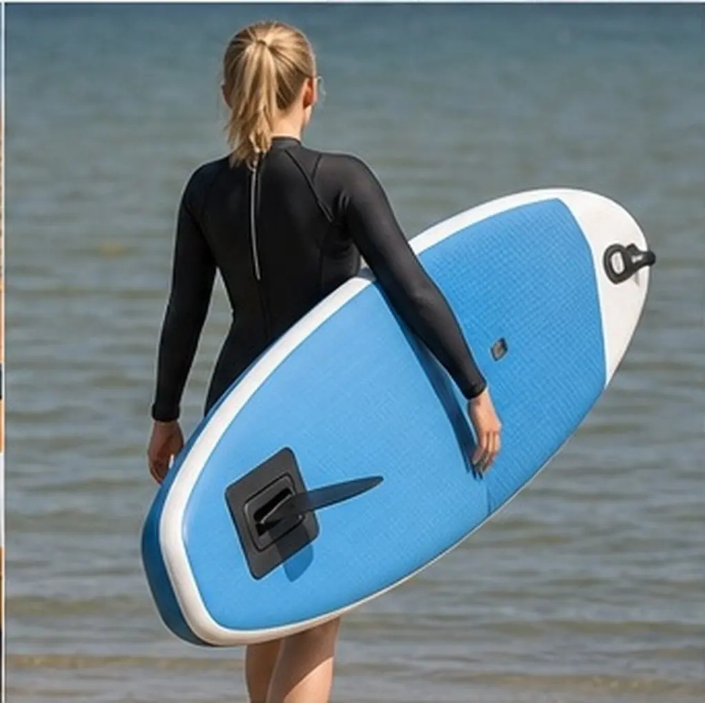 4Pcs Paddle Board Fin Box Mount Patch PVC Repair Adhesive Connector Center Fin Slot Adapter Detachable Base for Sup Surf Kayak