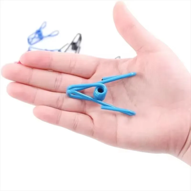10/20/30PCS Multi-Purpose Coating Clip Multi-Color Food Bag Sealing Clip Plastic Grip Clips for Potato Chips Socks