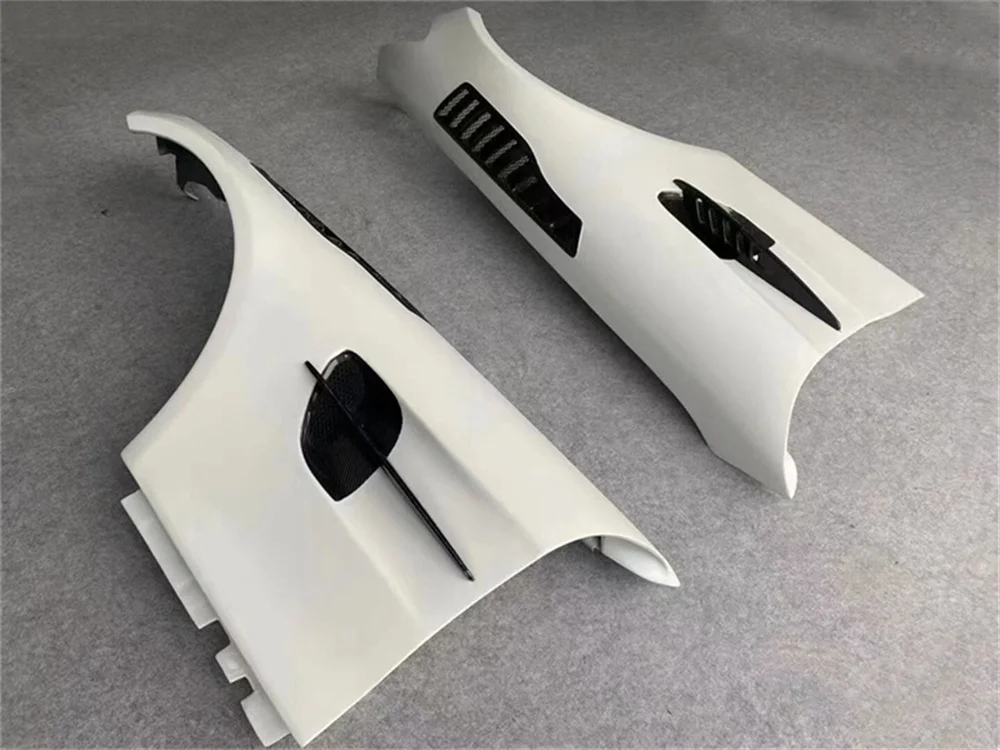 مصدات من ألياف الكربون شبه طراز PRO لسيارة Mercedes Benz AMG GT GTC GTS تعديل وترقية مصدات السيارة #2