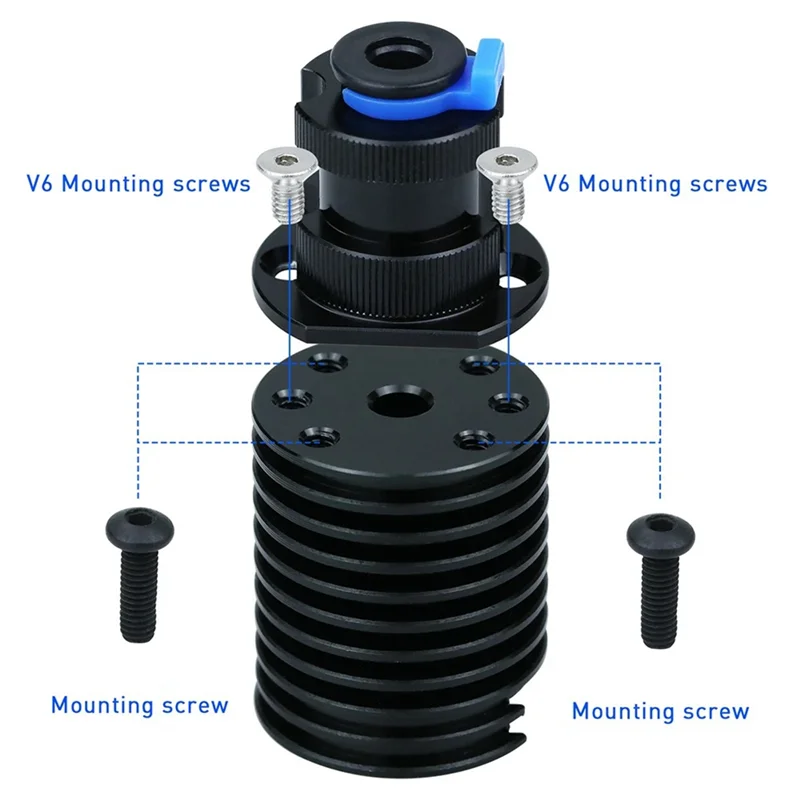 Для E3D Revo Hotend Kit V6 Радиатор Латунная насадка Нагревательный сердечник 104 Нт Термистор для E3D Revo 3D-принтер Запчасти-N36R