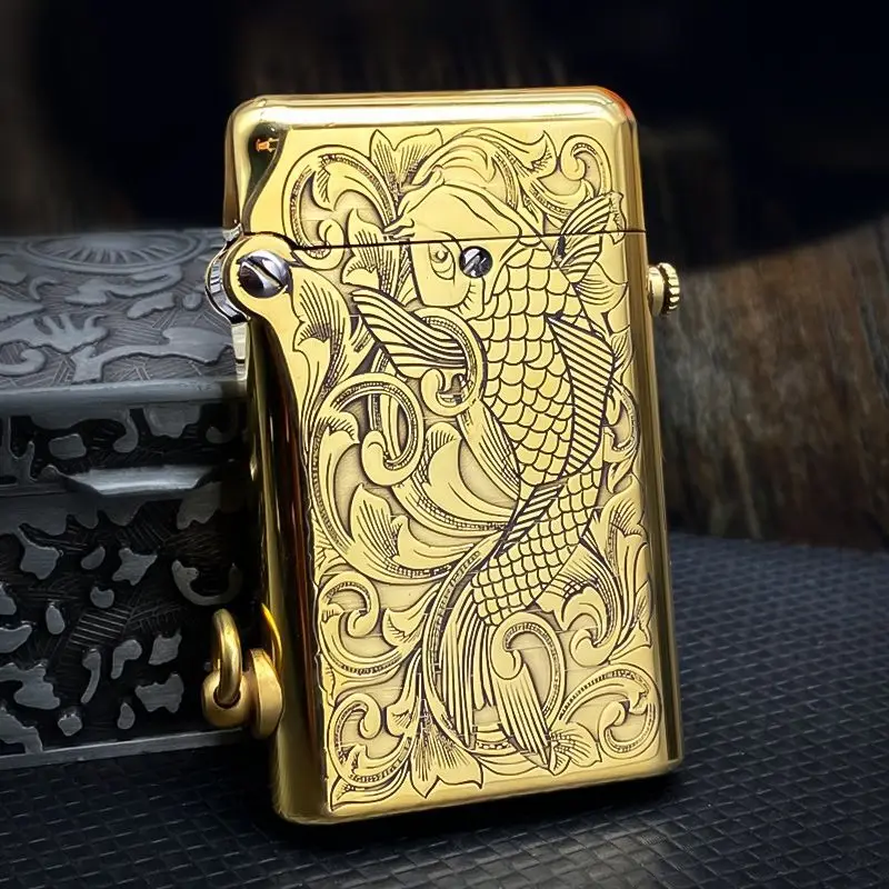 

Зажигалка Thorens Classic Cap с автоматическим зажиганием, резная ветрозащитная зажигалка, аксессуары для сигарет, мужские подарочные зажигалки для курения