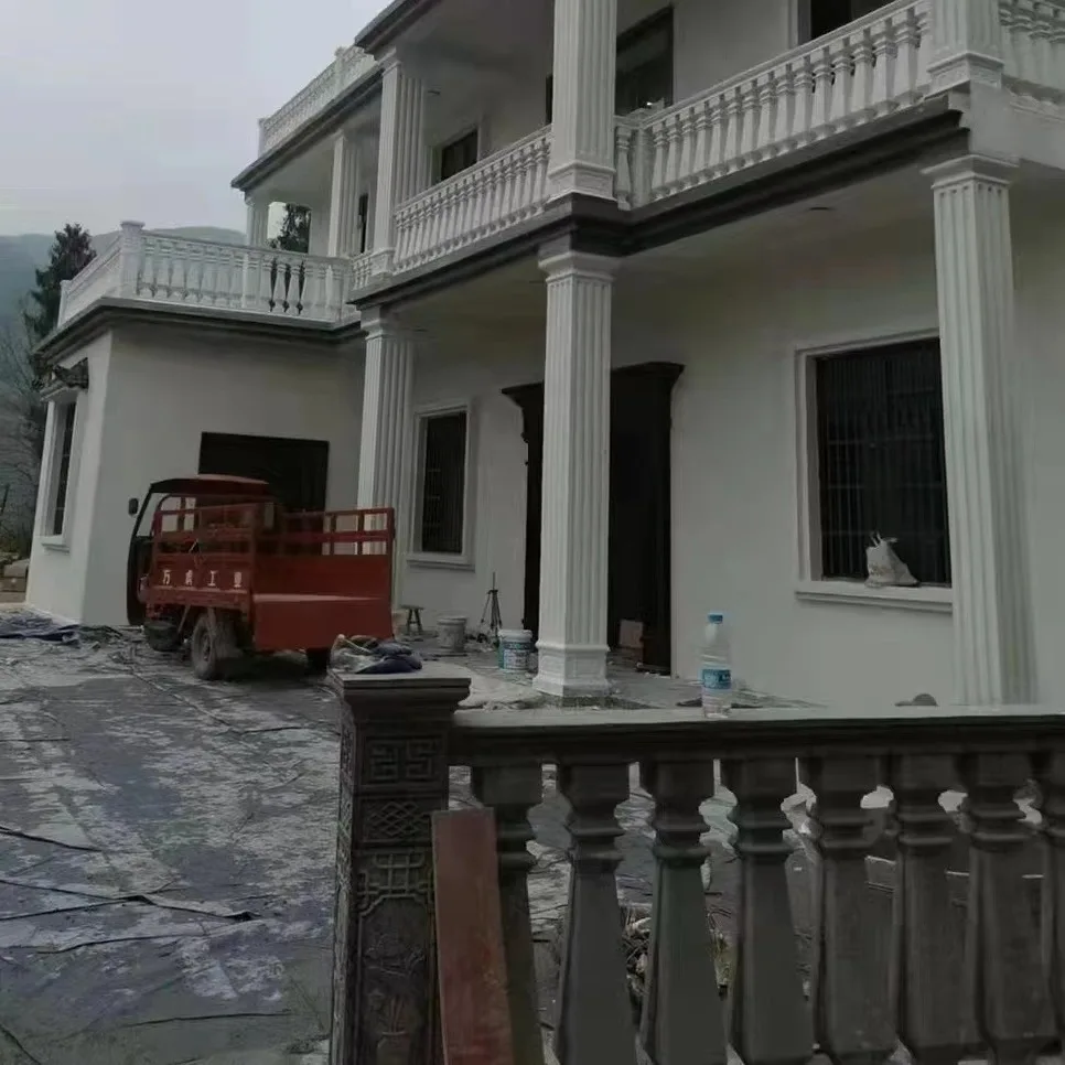 Cement cast-in-place European balcony vase column railing mold fence mold product square gourd model 95 cm high