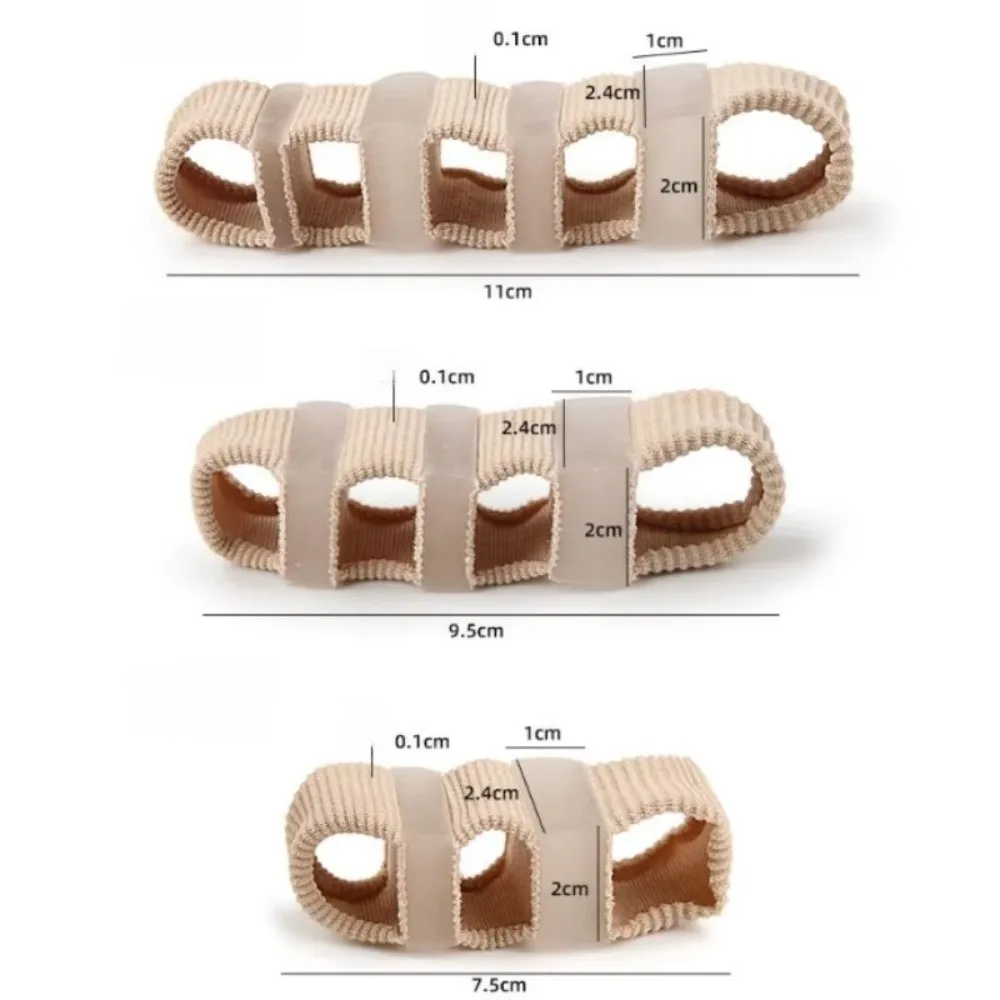 Picture 7: Foot Care Tool 5-3Hole Toe Separator Silicone Spacer Spreader Toe Corrector Soft Hallux Valgus Corrector Foot Care