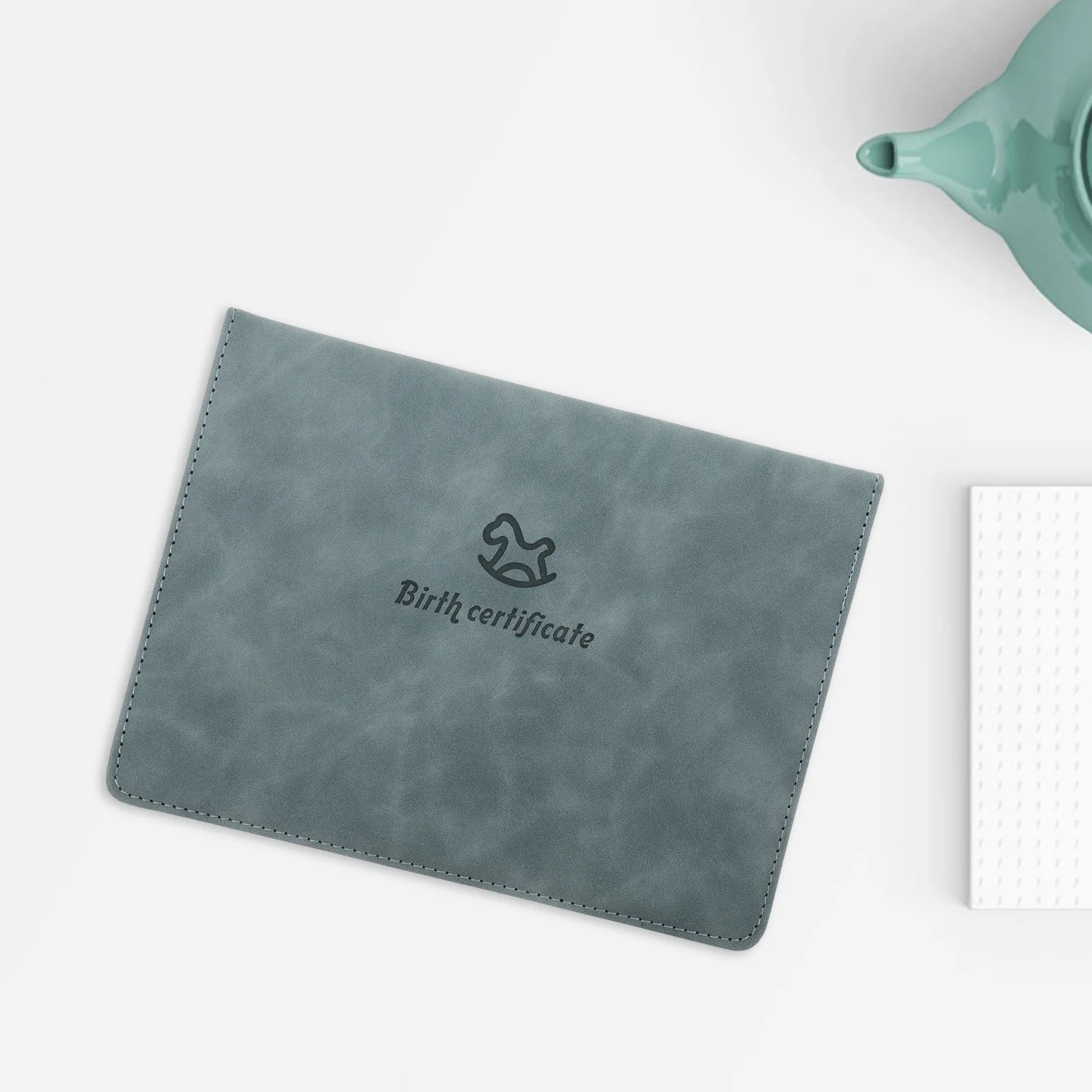 حافظة شهادة الميلاد حافظة حماية مقاومة للخدش لحامل شهادة مجلد منظم المستندات