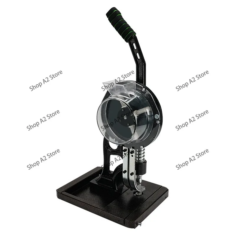 Semi-automatic buckle machine, manual buckle machine, advertising banner inkjet cloth leather punching machine