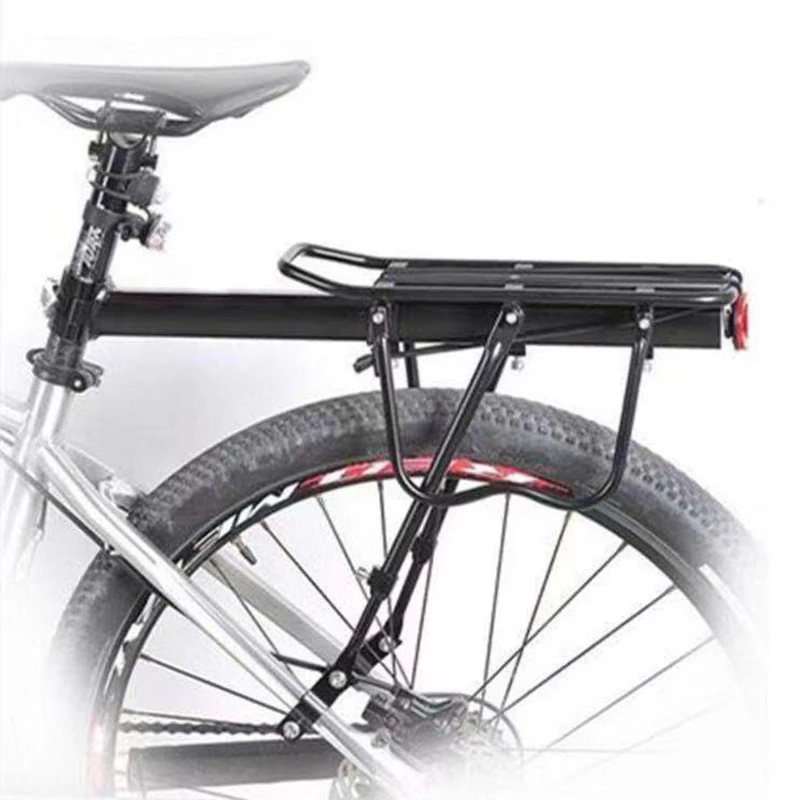 Aluminum Alloy Bike Rear Rack, Rear Back for Seat Luggage, Holder for Carrier for Panniers Bags