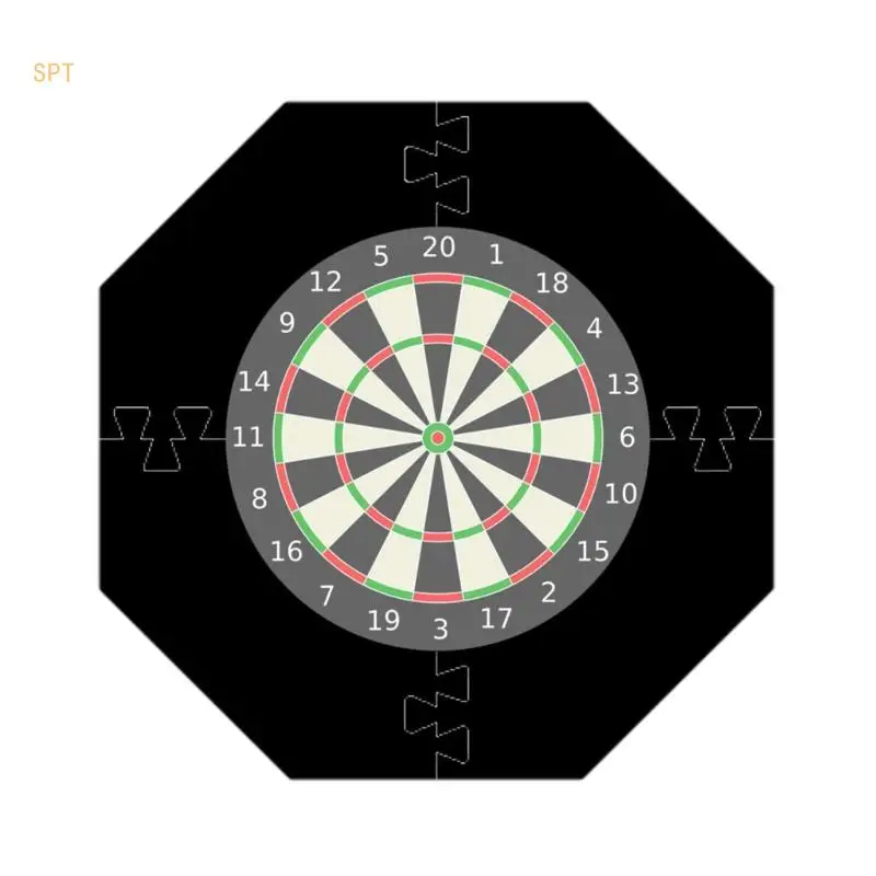 Dartboards Surround Rings Octagons Dartboards Wall Protections Board for Dart Game 714F