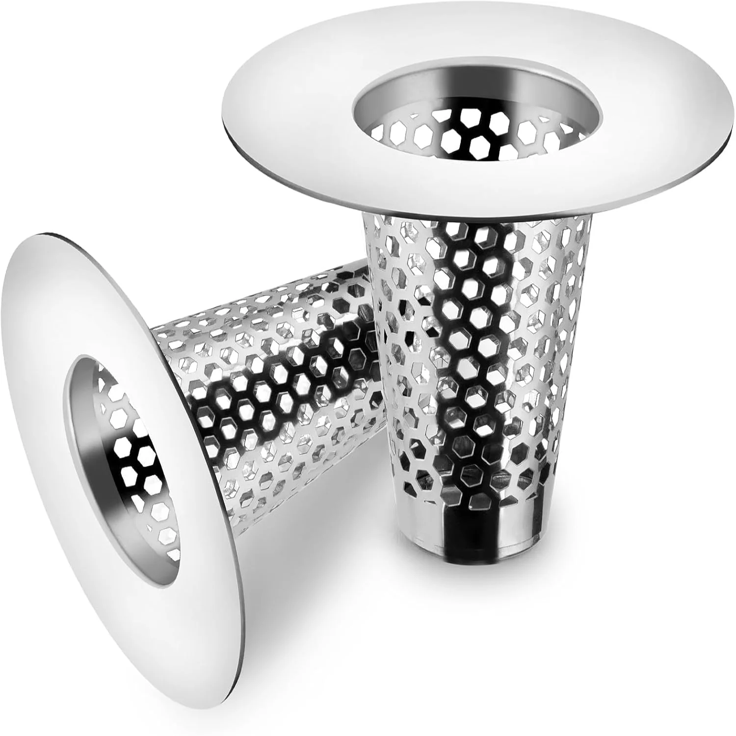 2PCS Bathroom Sink Drain Strainers, 1