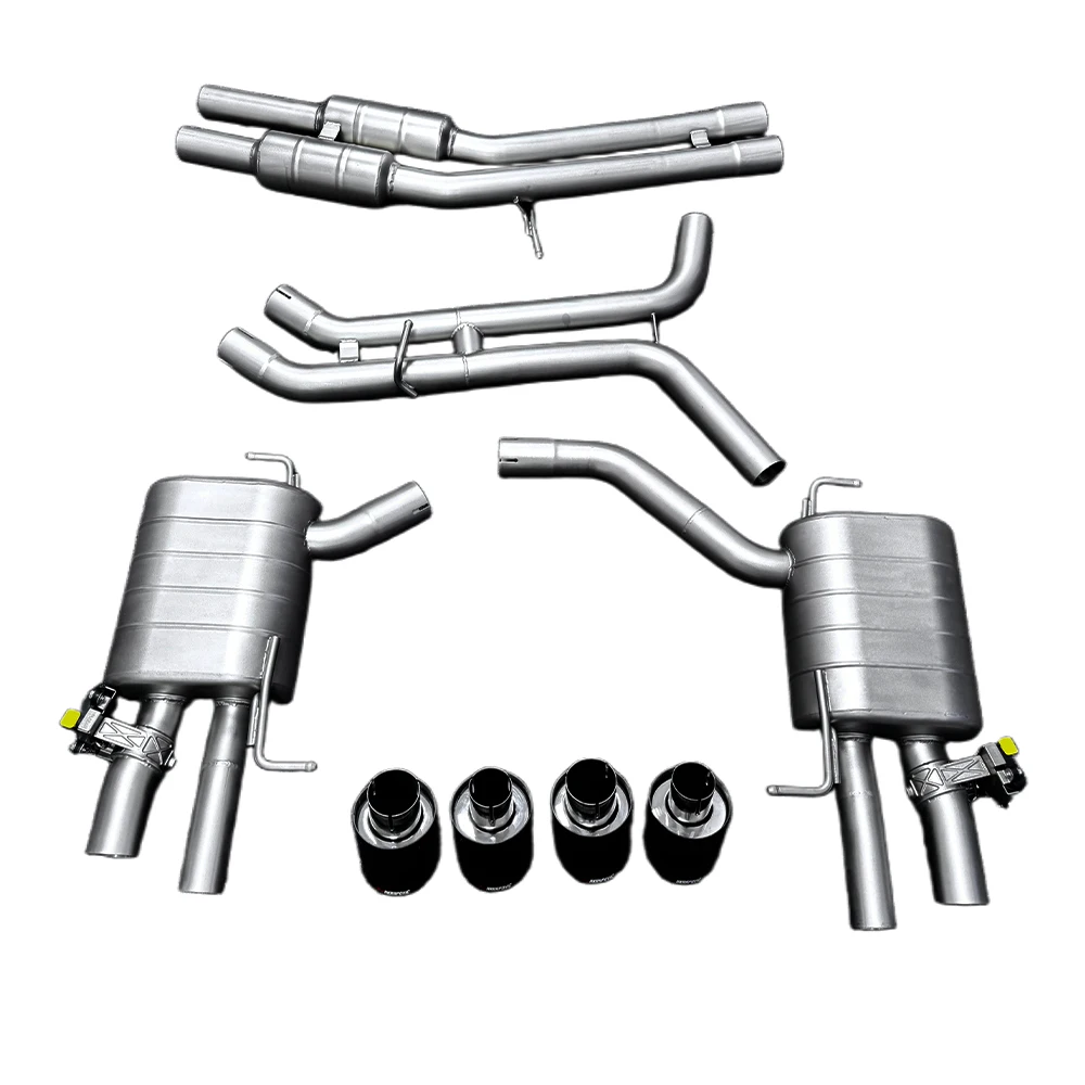 High Performance Valved Exhaust Catback System for A6 A7 C8 3.0 Exhaust - view 4