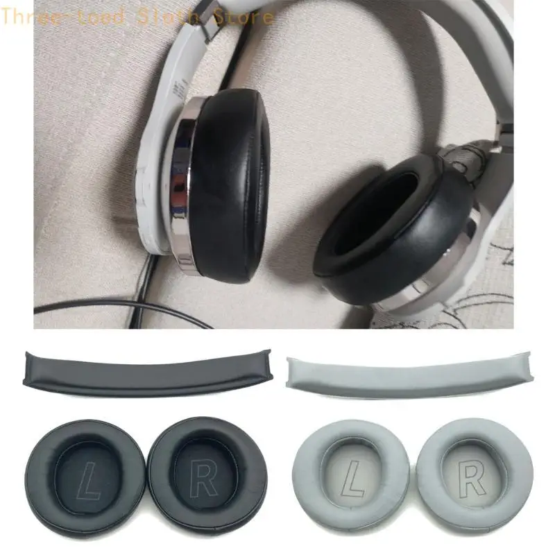 Protein-Leder-Ohrpolster, Ohrpolster, Schwamm-Ohrpolster, Abdeckung, Kopfbalken-Abdeckung für Hecate G5BT Headsets E74A – Detail 7