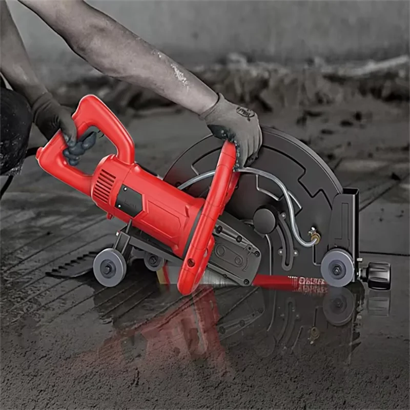 Electric Wall Saw Concrete Cutter Machine Diamond Blade Compatible for Masonry Cutting Dry Cut Construction Use