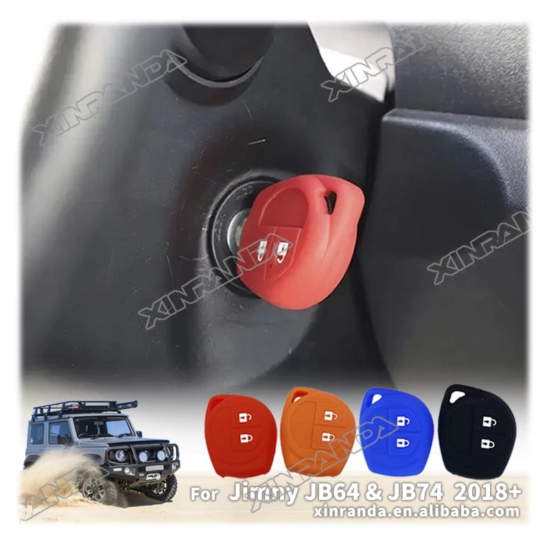 silica gel Car Key Cover for  Jimny Car Accessories