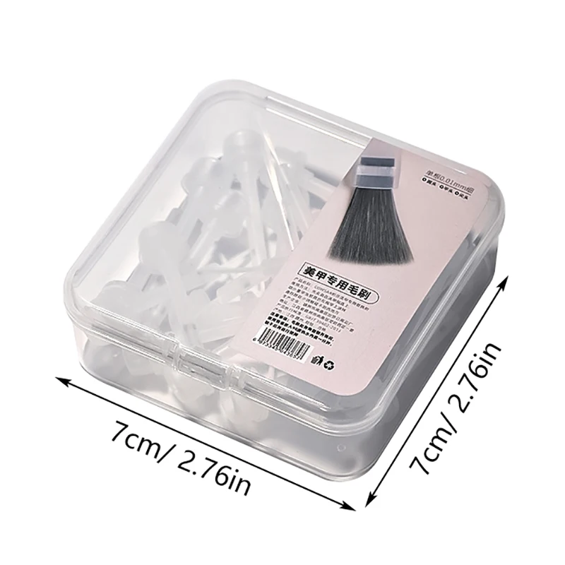 Gel-Nagellack-Ersatzbürsten, Nagellack-Ersatzbürsten für den professionellen Salon oder den Heimgebrauch, Maniküre-Applikatoren, Werkzeuge