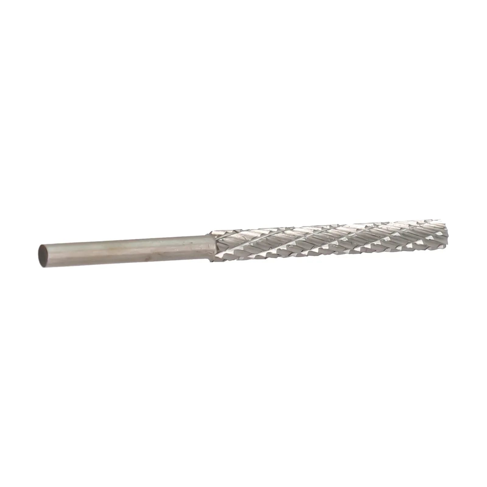 1PC 3mm Shank High Speed Steel Rotary Burr Tool Plastic Wood Carving Rotary File Tungsten Carbide,Drill Bits Silver