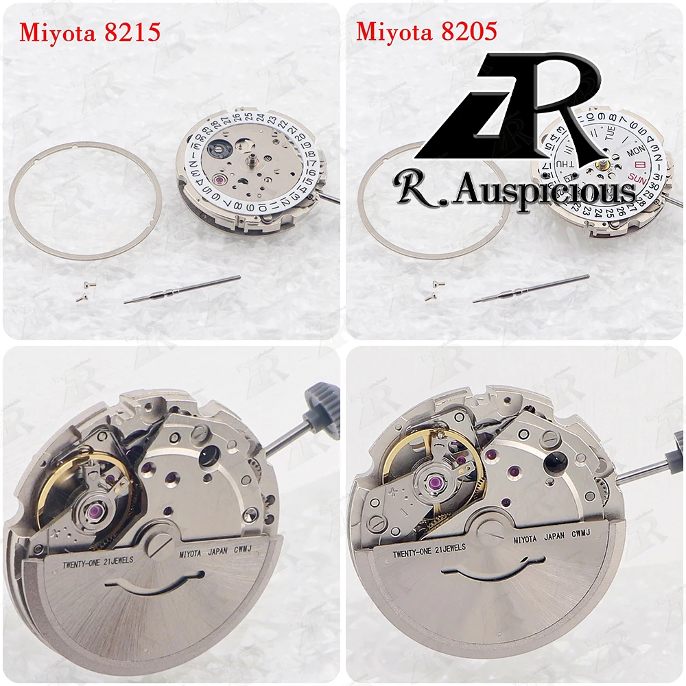 

Япония Miyota 8215/8205 автоматический механический механизм 21 драгоценный камень высокоточные часы, детали инструментов для обслуживания, замена аксессуаров