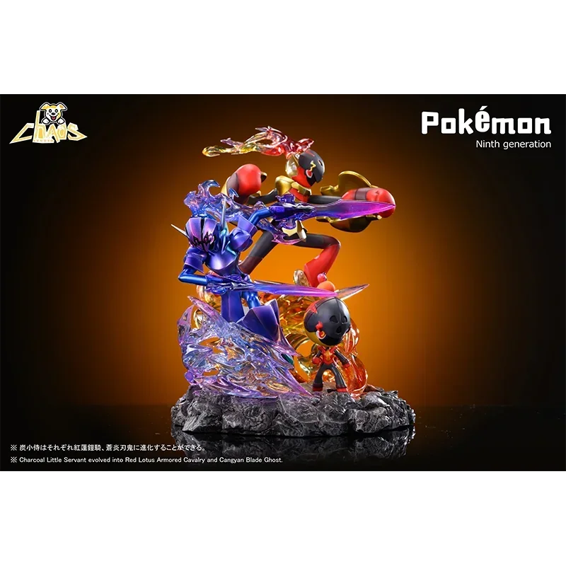 Anime Pokemon Charcadet Ceruledge Action Cute Statue Model Desktop Decoration Collection Gift Model Statue Toys Collection Doll